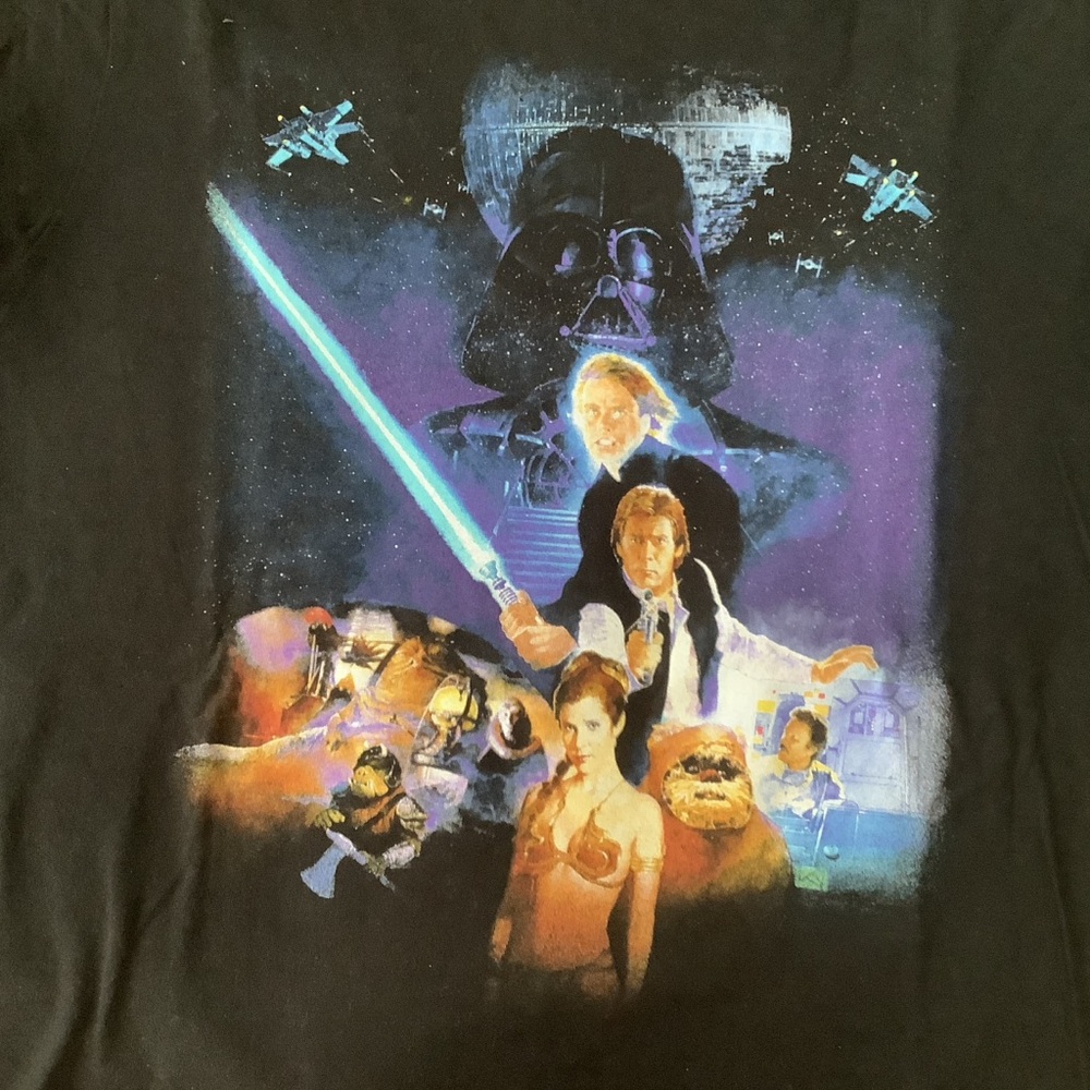 MAD Engine Black Star Wars Long Sleeve Tee